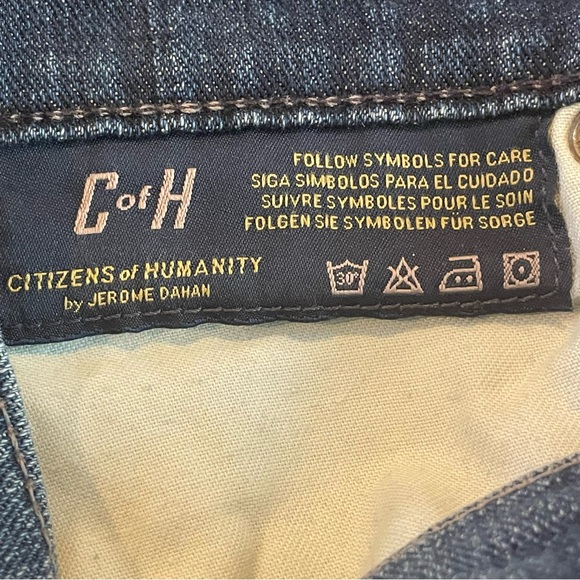 Citizens Of Humanity Dani Cropped Straight Leg Jeans Size 26 - Picture 13 of 13